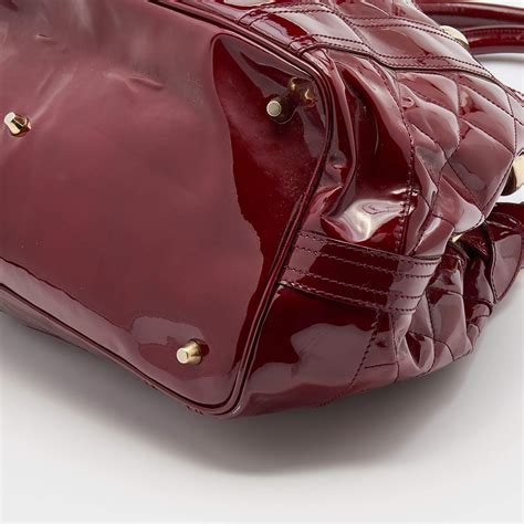 burberry red leather|burberry leather tote bag.